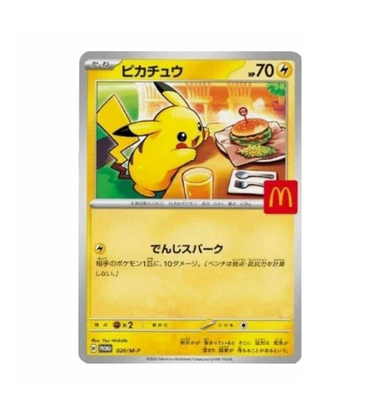 Pikachu Macdonald's Promo 2025 M-P/020 - Booster (Japonais)