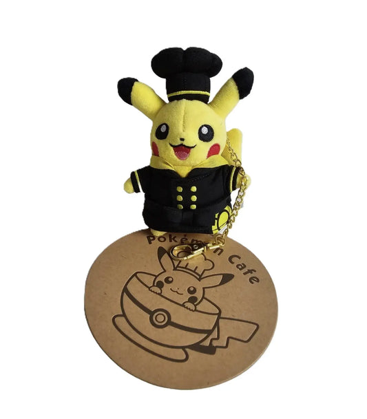 Peluche Pikachu Chef - Porte-clés (Pokémon Café) Akira