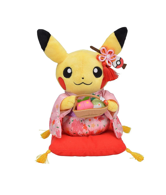 Peluche Pikachu Tea Party Rose (Pokemon Center Kyoto) Akira