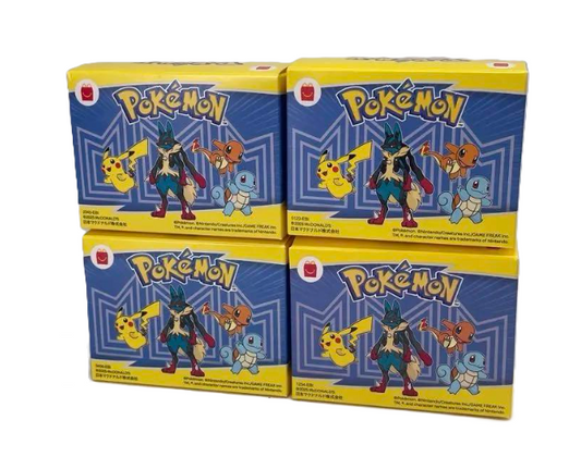 Set de 4 Figurines Pokémon x McDonald’s – Édition Limitée