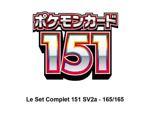 Set Complet - SV2a 151 165/165 (Japonais) Akira