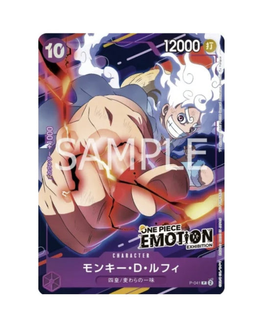 Monkey D. Luffy / P-041 Emotion Promo (Japonais)