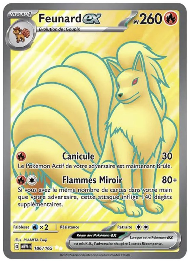 Feunard / 151 MEW-186 (Français NM)