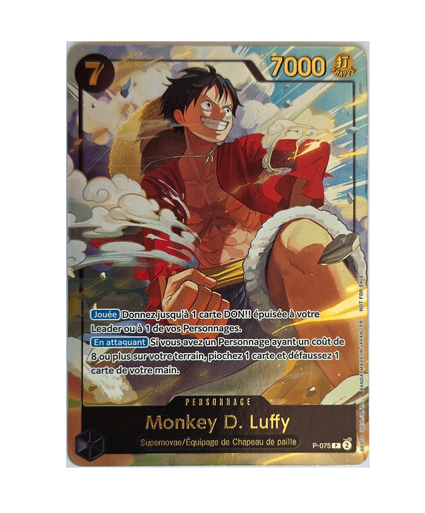 Monkey D. Luffy / P-075 Japan-Expo Exclusive (Français NM)