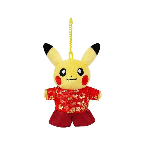 Peluche Pikachu Lunar New Year - Porte-clés (Pokémon Store Shenzhen)