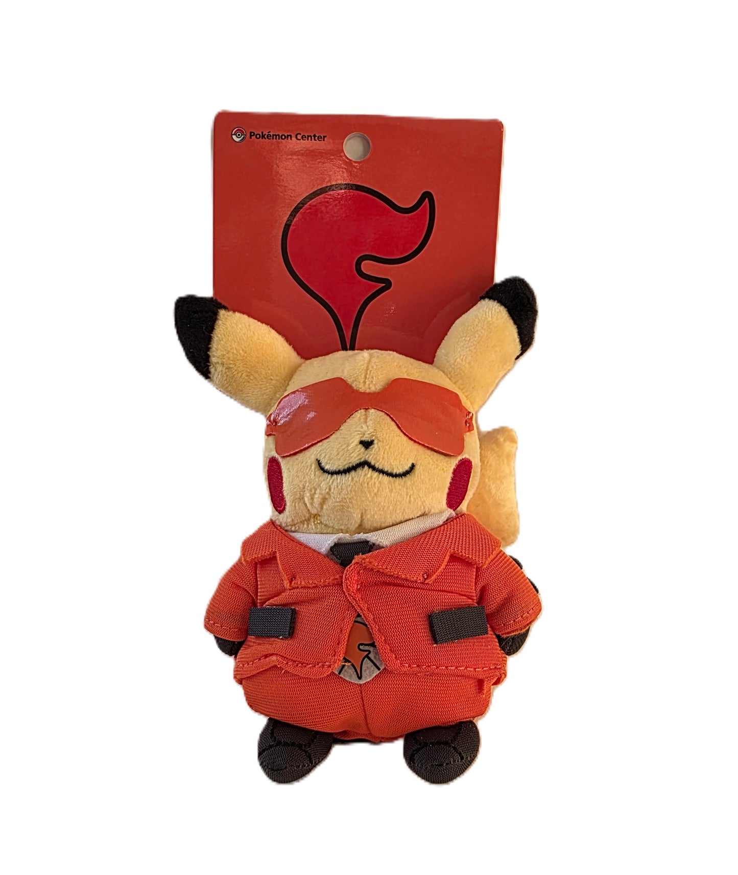 Peluche Pikachu Team Flare - Porte-clés (Pokémon Center)